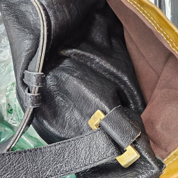 Chloe Audra Black Leather Purse Handbag Purse Shoulder Bag - Picture 13 of 16